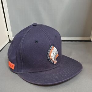 Vice Golf Navy Blue Cap with Head Dress  Design